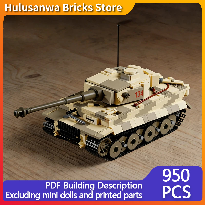 Heavy Equipment Battery - Heavy Military Tank Model MOC Building