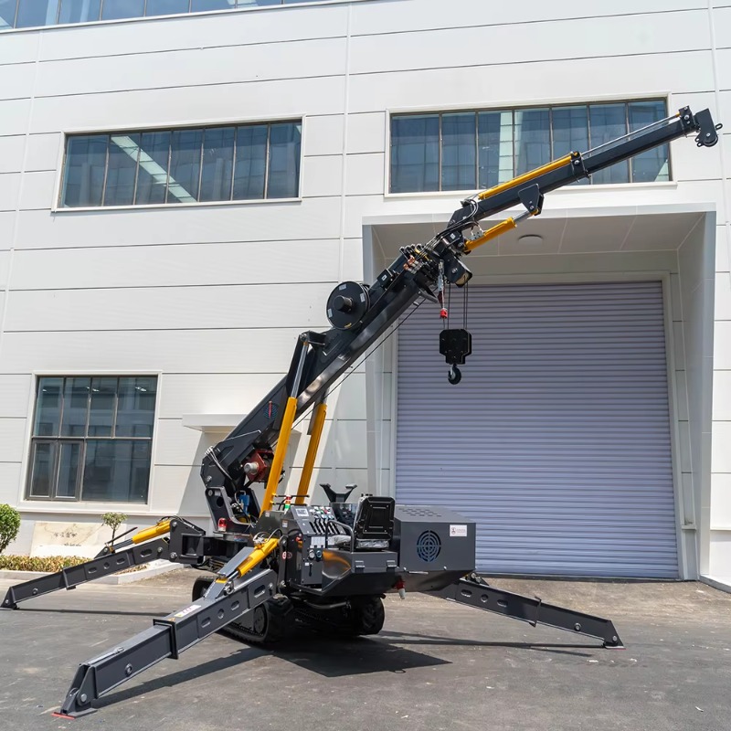 Heavy Equipment Crane - Mini Spider Crane Compact Electric Hydraulic