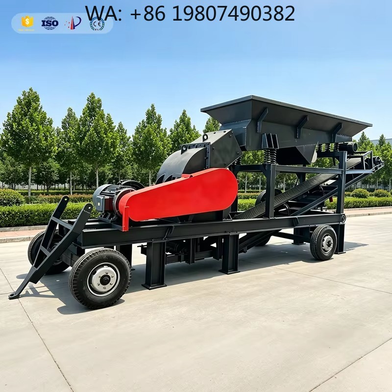 Heavy Equipment In Mining - Heavy Duty Portable Mobile Hammer Crusher,