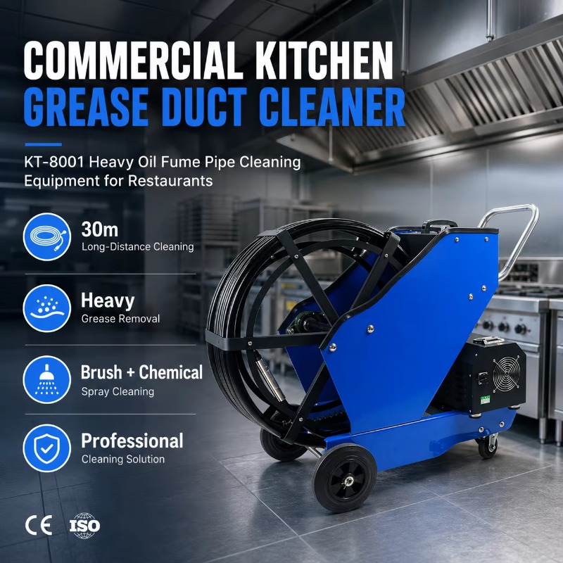 Grease For Heavy Equipment - Commercial Kitchen Grease Duct Cleaner KT-8001