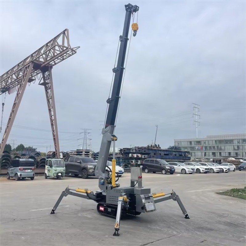 Heavy Equipment Crane - Compact Mini Spider Crane Hydraulic Electric