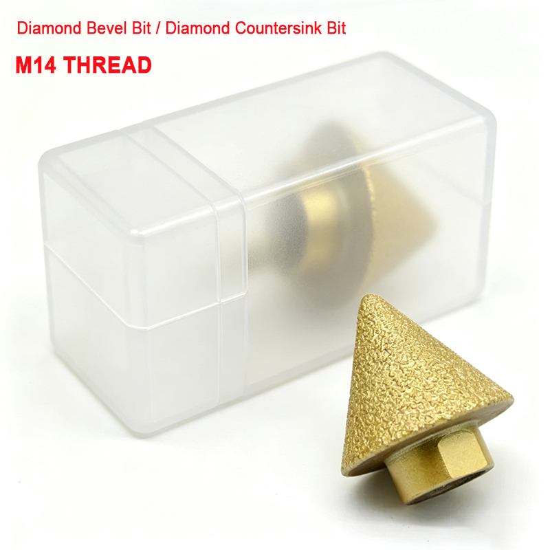 Electric Concrete Cutter - M14 Diamond Chamfer Router Bits Dia