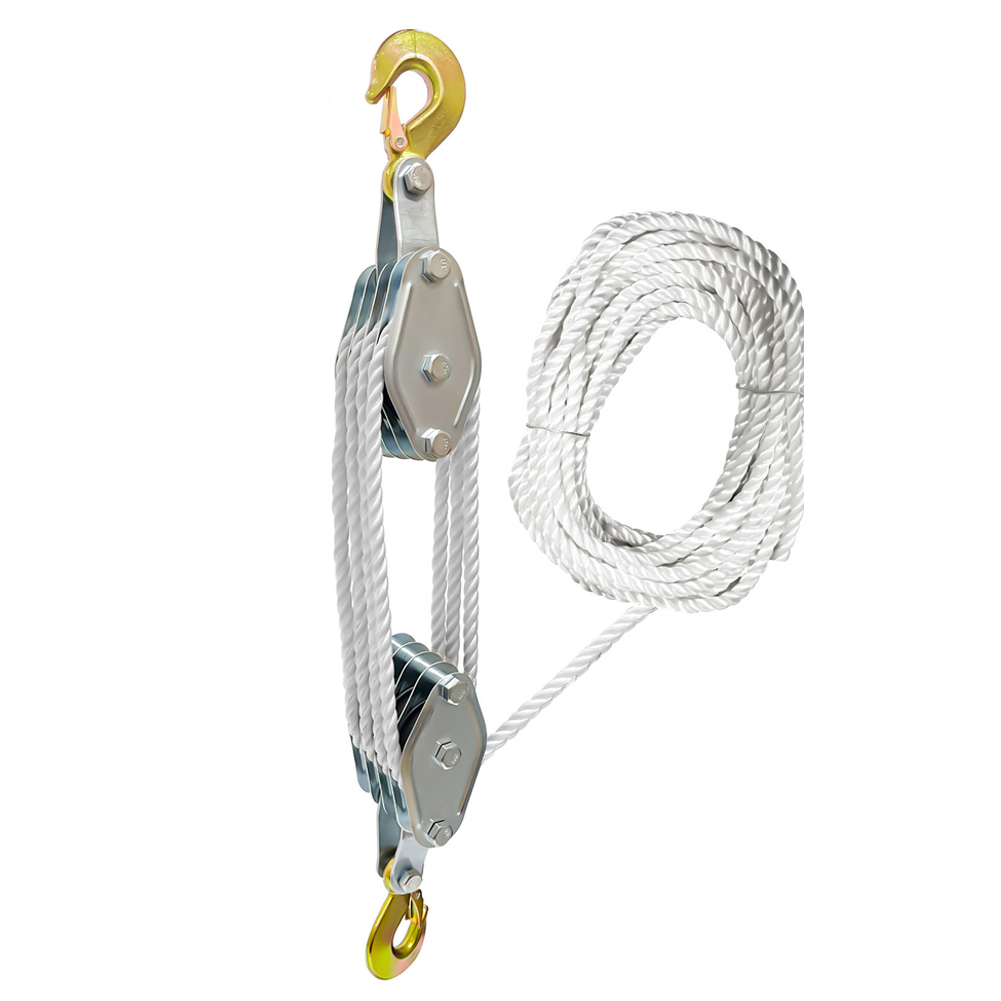 Heavy Equipment Crane - 270° Rotatable Rope Pulley Block Crane