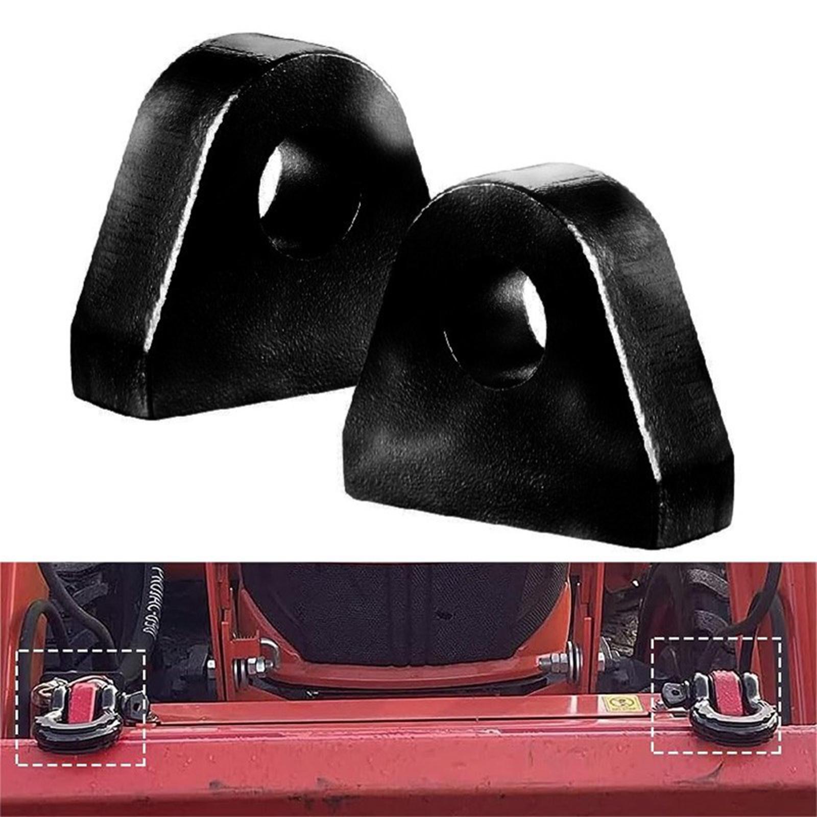 Welding Heavy Equipment - Sturdy Weld on Shackles Mount Portable