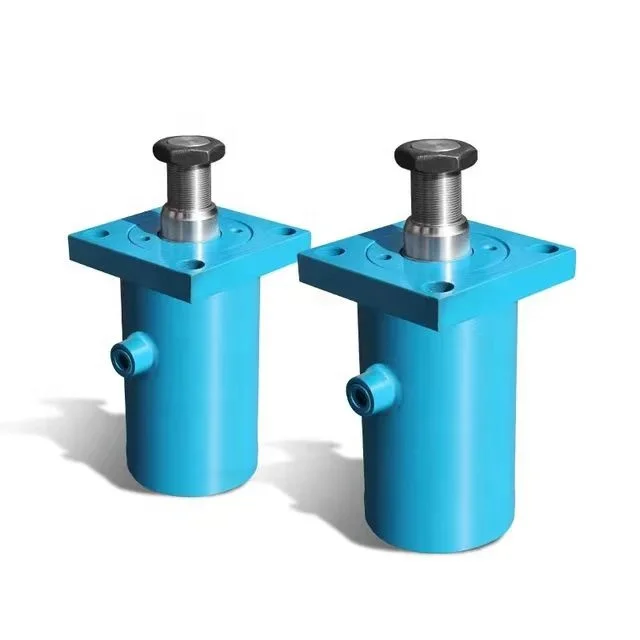 Welding Heavy Equipment - Welded square Flange Hydraulic Cylinder, Customized