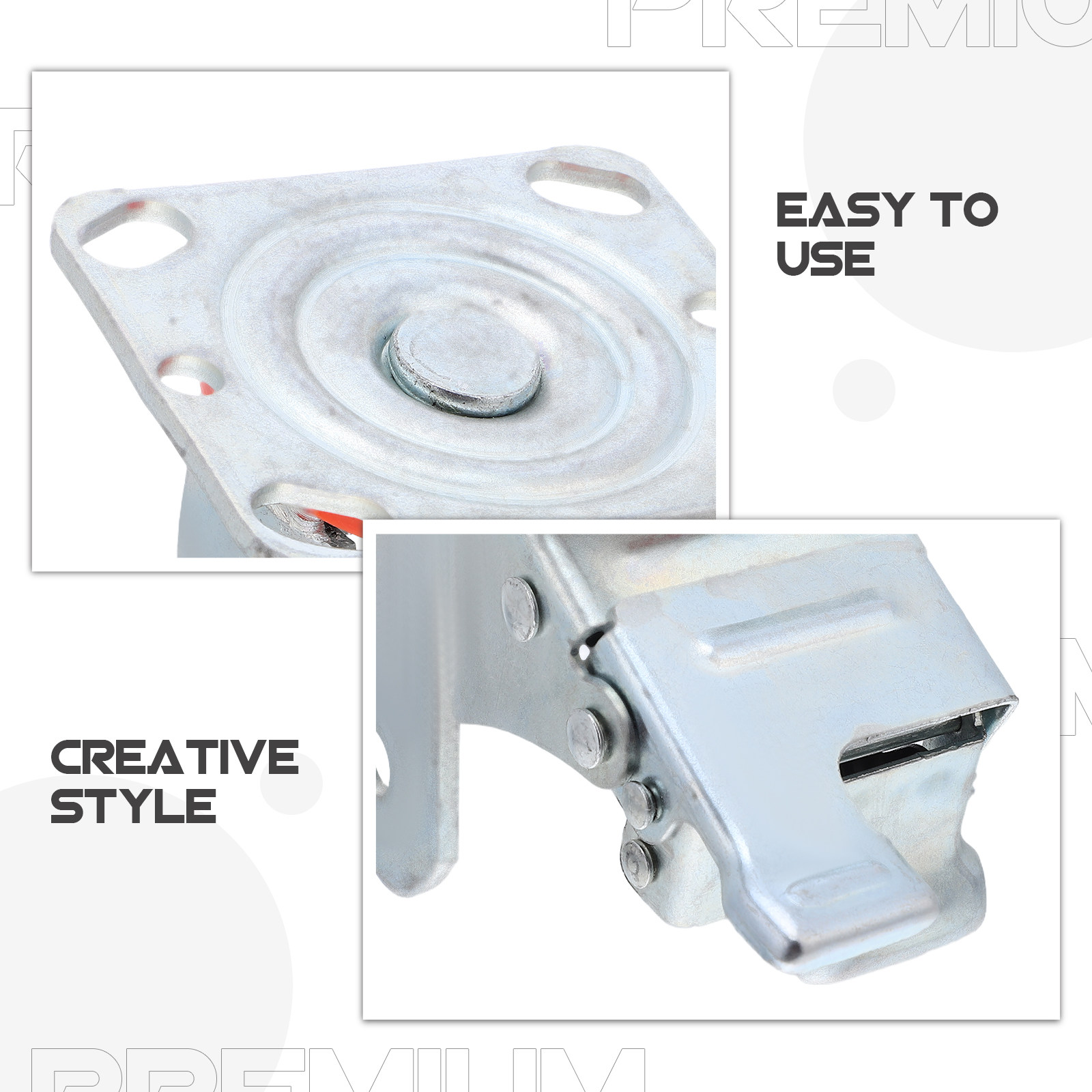 Swivel Caster Bracket 4-Inch H - Heavy Equipment Construction review and price