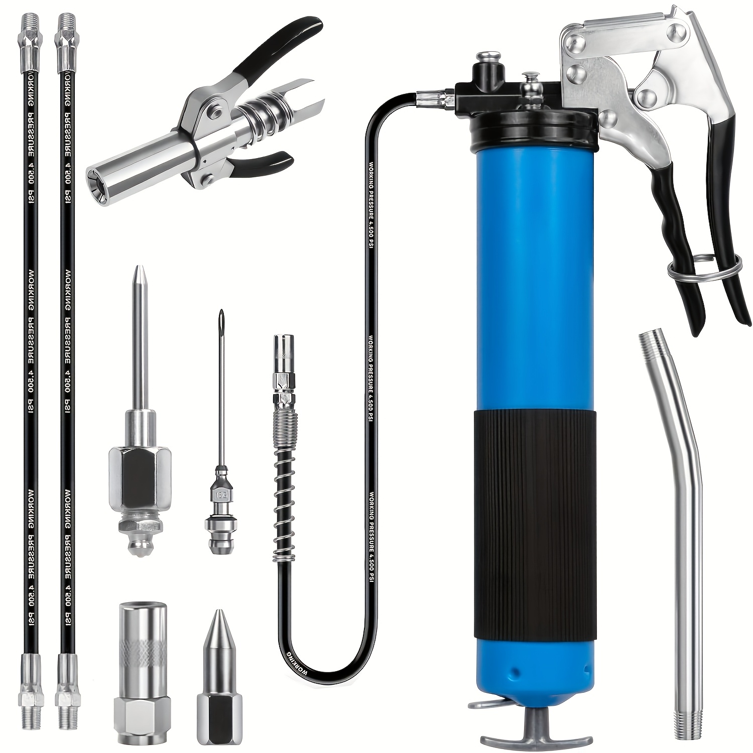 Grease Gun, 7000 PSI Heavy Dut - Grease For Heavy Equipment review and price