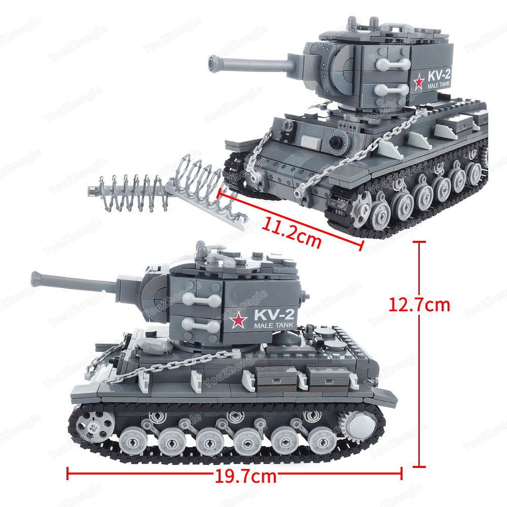 WW2 KV-2 Heavy tank Building B - Heavy Equipment Armor review and price