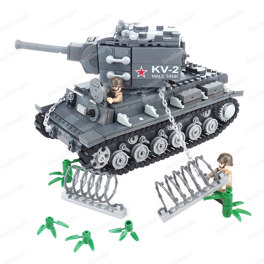 WW2 KV-2 Heavy tank Building B - Heavy Equipment Armor review and price
