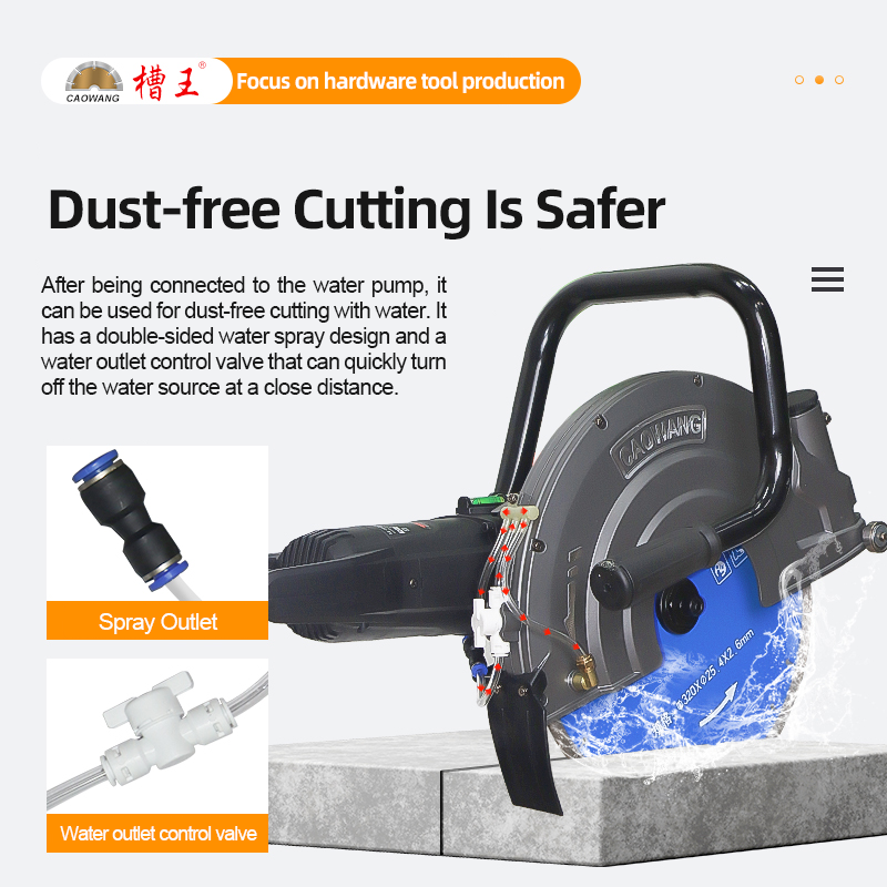 High Power Road Stone Cutting  - Electric Concrete Cutter review and price