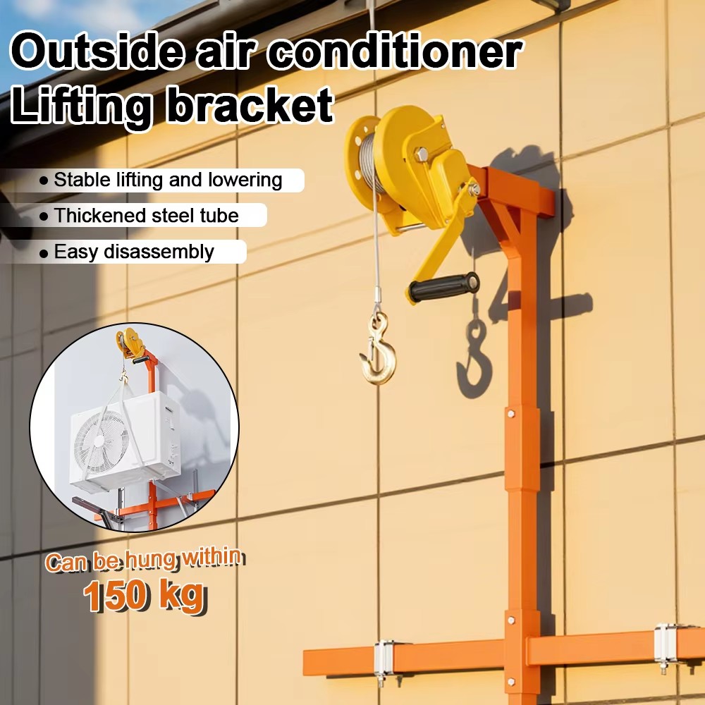 Folding Air Conditioner Liftin - Heavy Equipment Crane review and price