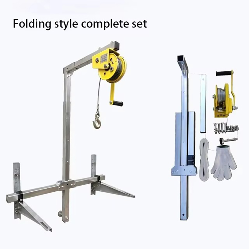 Folding Air Conditioner Liftin - Heavy Equipment Crane review and price