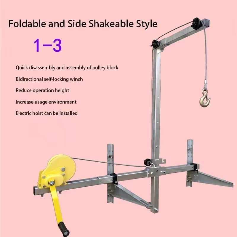 Folding Air Conditioner Liftin - Heavy Equipment Crane review and price