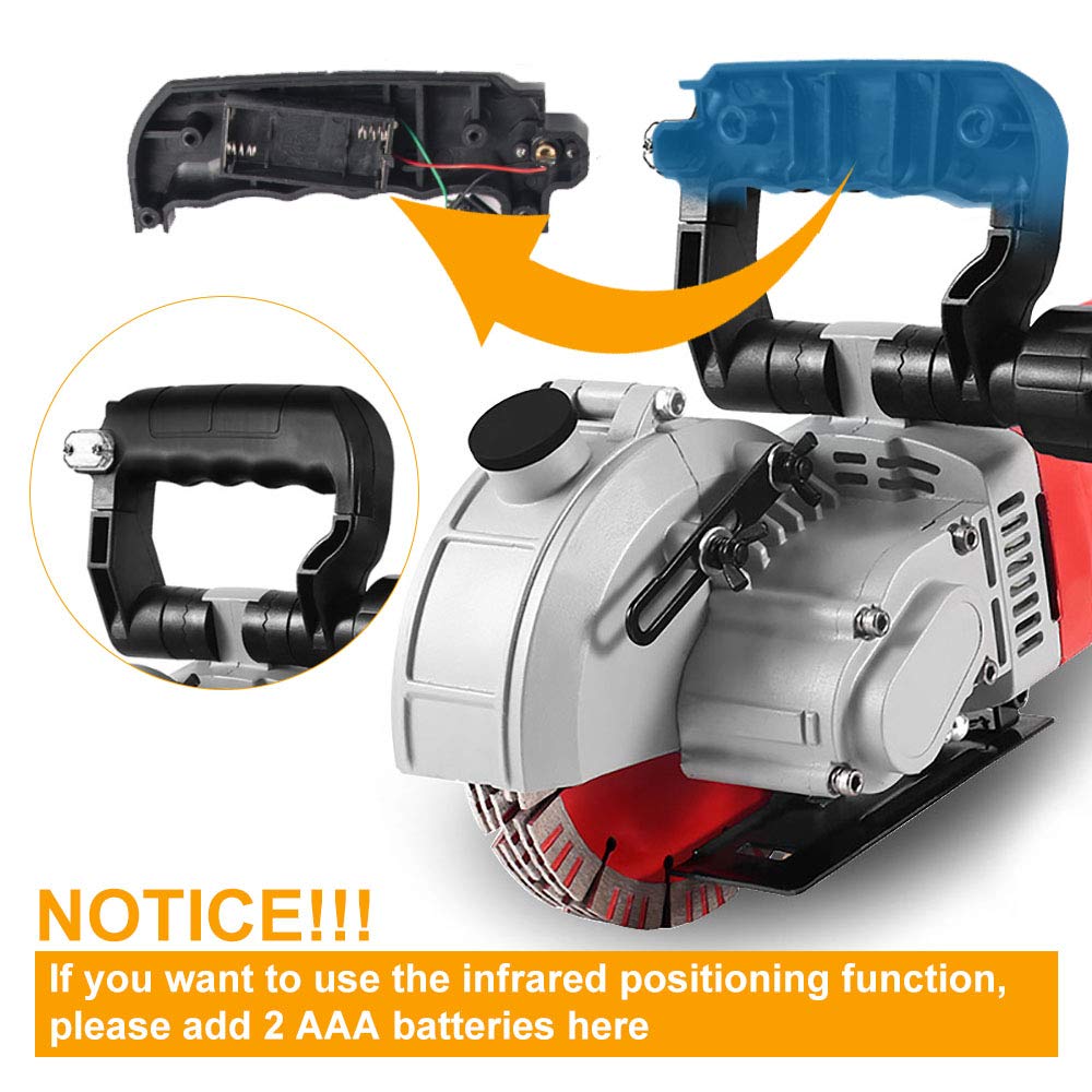 Wall Grooving Machine Channels - Electric Concrete Cutter review and price