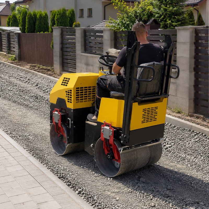 Double Drum Vibratory Road Rol - Heavy Equipment Construction review and price