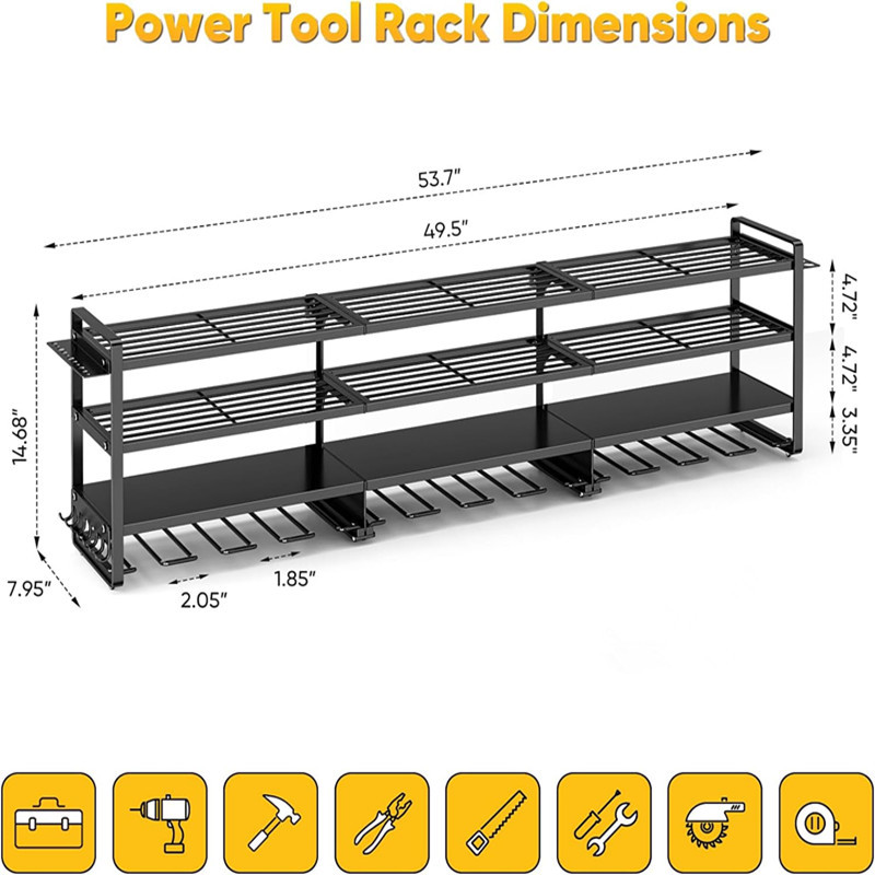 Large Power Tool Organizer Wal - Heavy Equipment Battery review and price