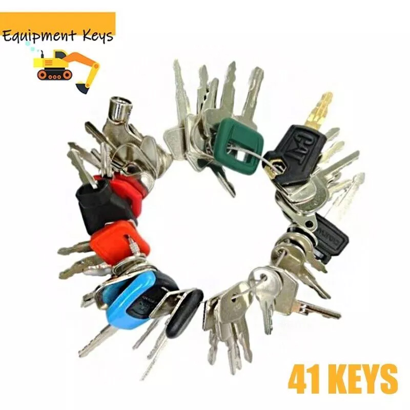 41PCS Heavy Equipment Keys Set - Heavy Equipment Key Set review and price