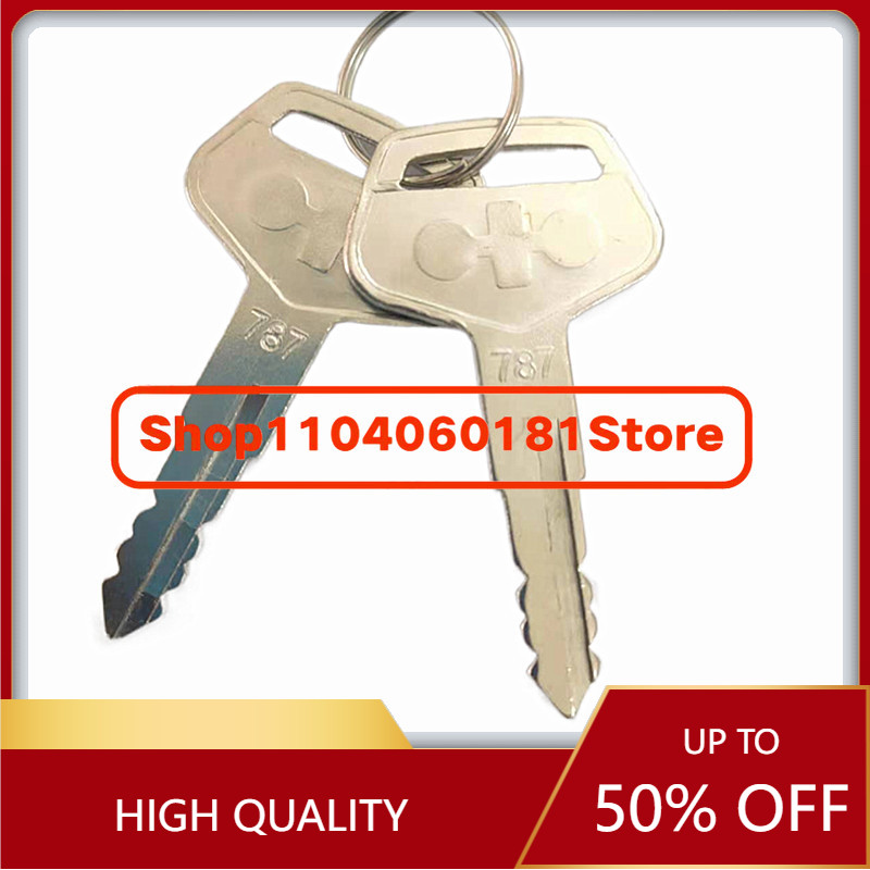 2pcs/set Silver 787 Ignition K - Heavy Equipment Key Set review and price