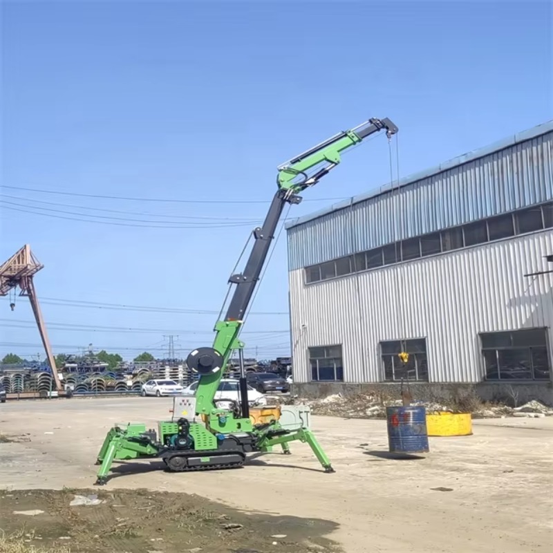 Compact Mini Spider Crane Hydr - Heavy Equipment Crane review and price