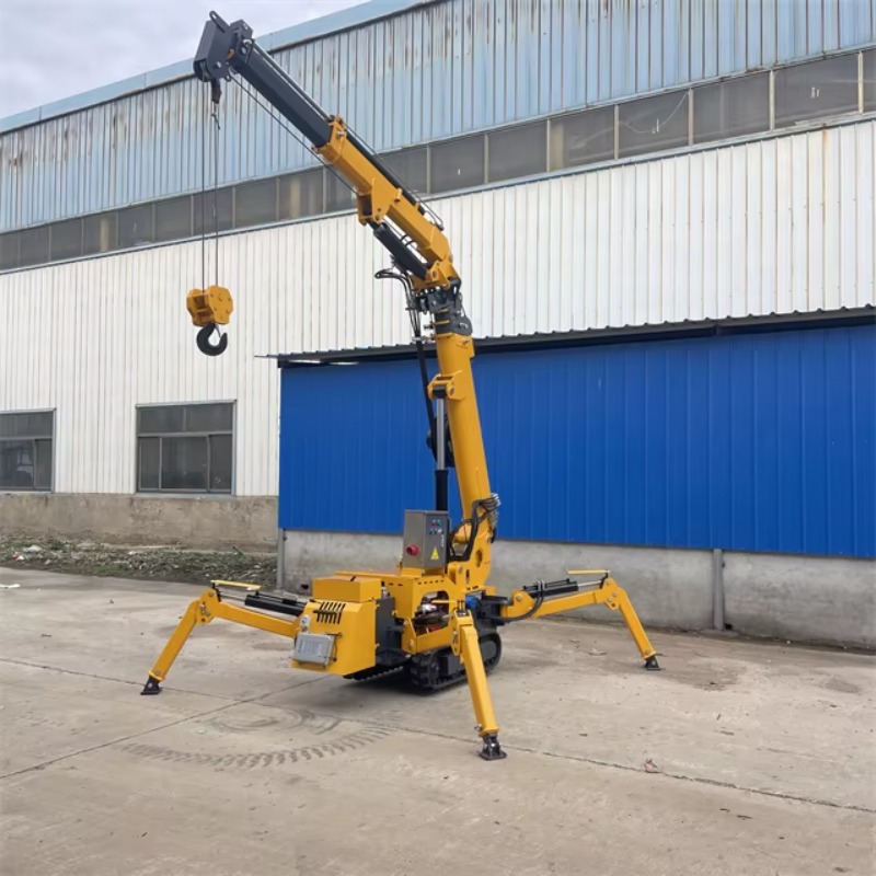 Compact Mini Spider Crane Hydr - Heavy Equipment Crane review and price