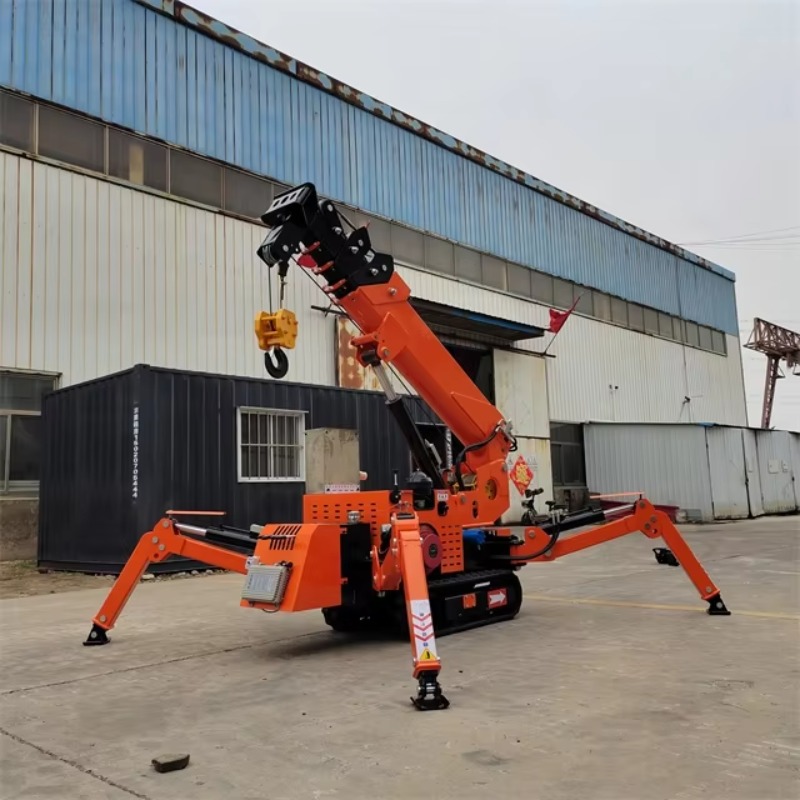 Compact Mini Spider Crane Hydr - Heavy Equipment Crane review and price