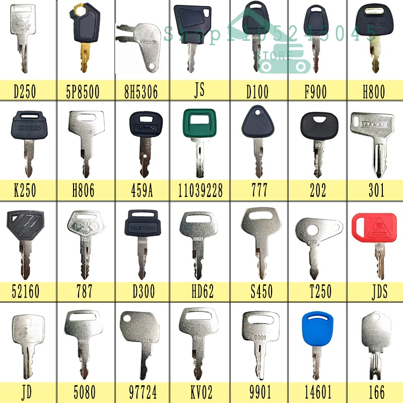 28/21/12Pcs Master Ignition Ke - Heavy Equipment Key Set review and price