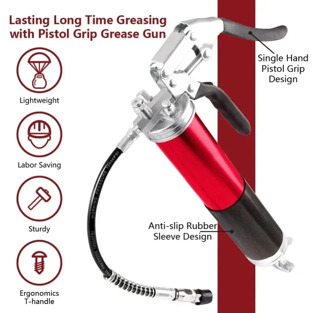 Manual Pistol Grip 7000PSI Hea - Grease For Heavy Equipment review and price