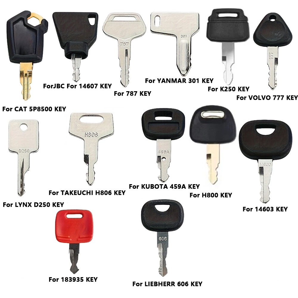 13PCS Construction Machinery I - Heavy Equipment Key Set review and price