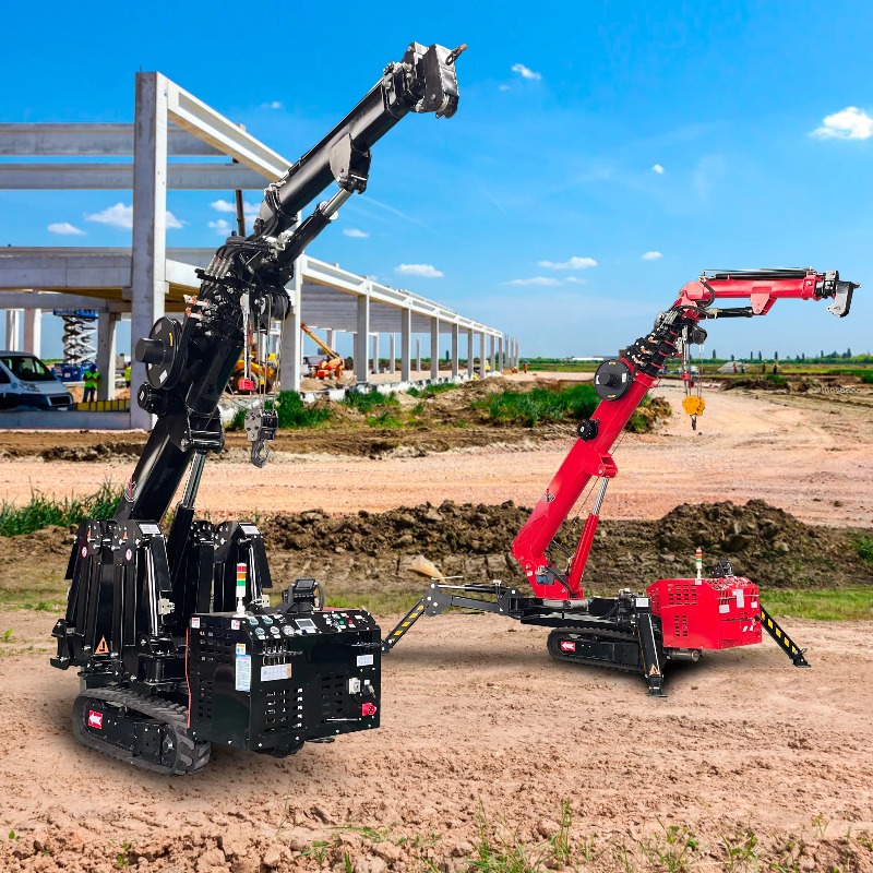 Compact Mini Spider Crane Hydr - Heavy Equipment Crane review and price
