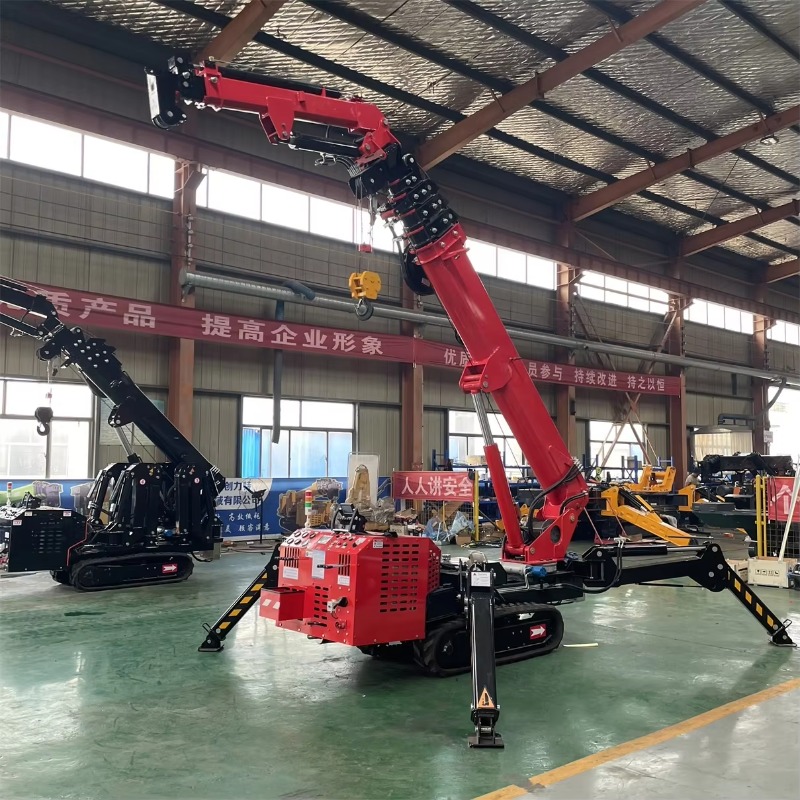 Compact Mini Spider Crane Hydr - Heavy Equipment Crane review and price