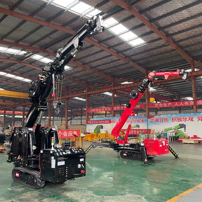 Compact Mini Spider Crane Hydr - Heavy Equipment Crane review and price
