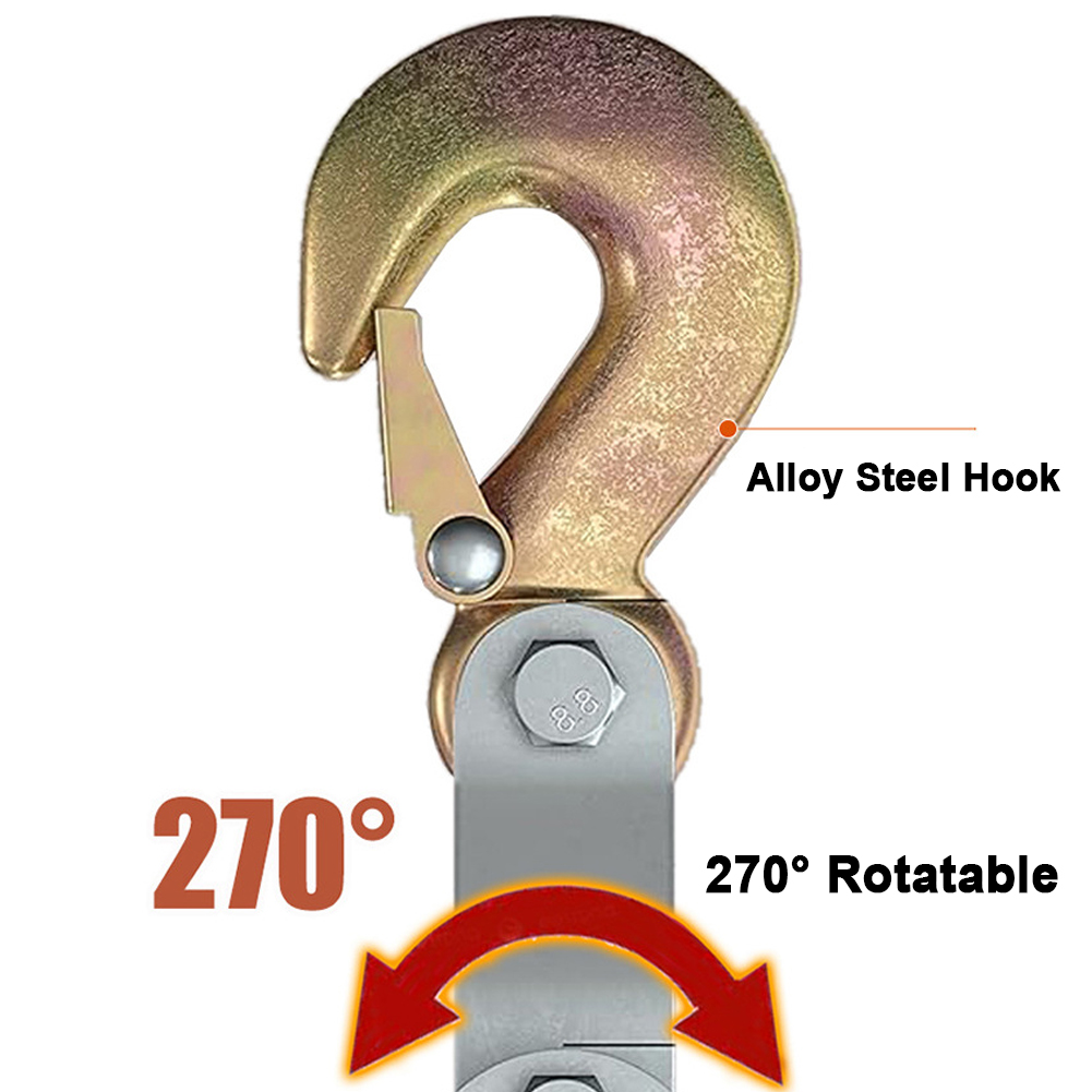 270° Rotatable Rope Pulley Blo - Heavy Equipment Crane review and price
