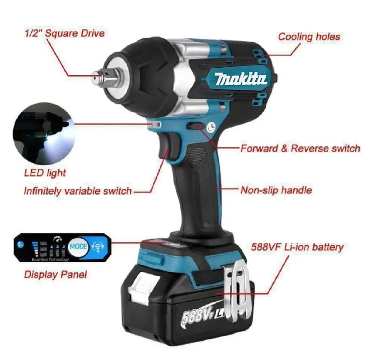 Makita DTW700 18V LXT Brushles - Heavy Equipment Battery review and price