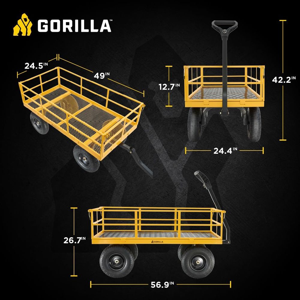 Heavy Duty, All Terrain Garden - Heavy Equipment Yard review and price