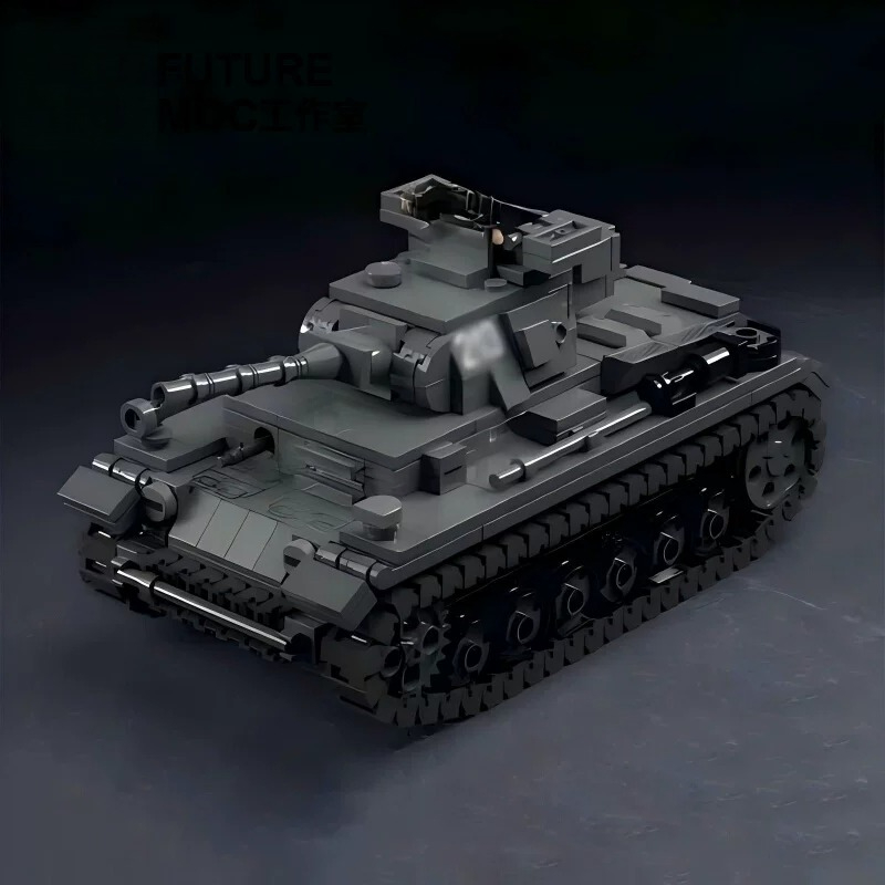 MOC WW2 F-type Heavy Tank War  - Heavy Equipment Battery review and price