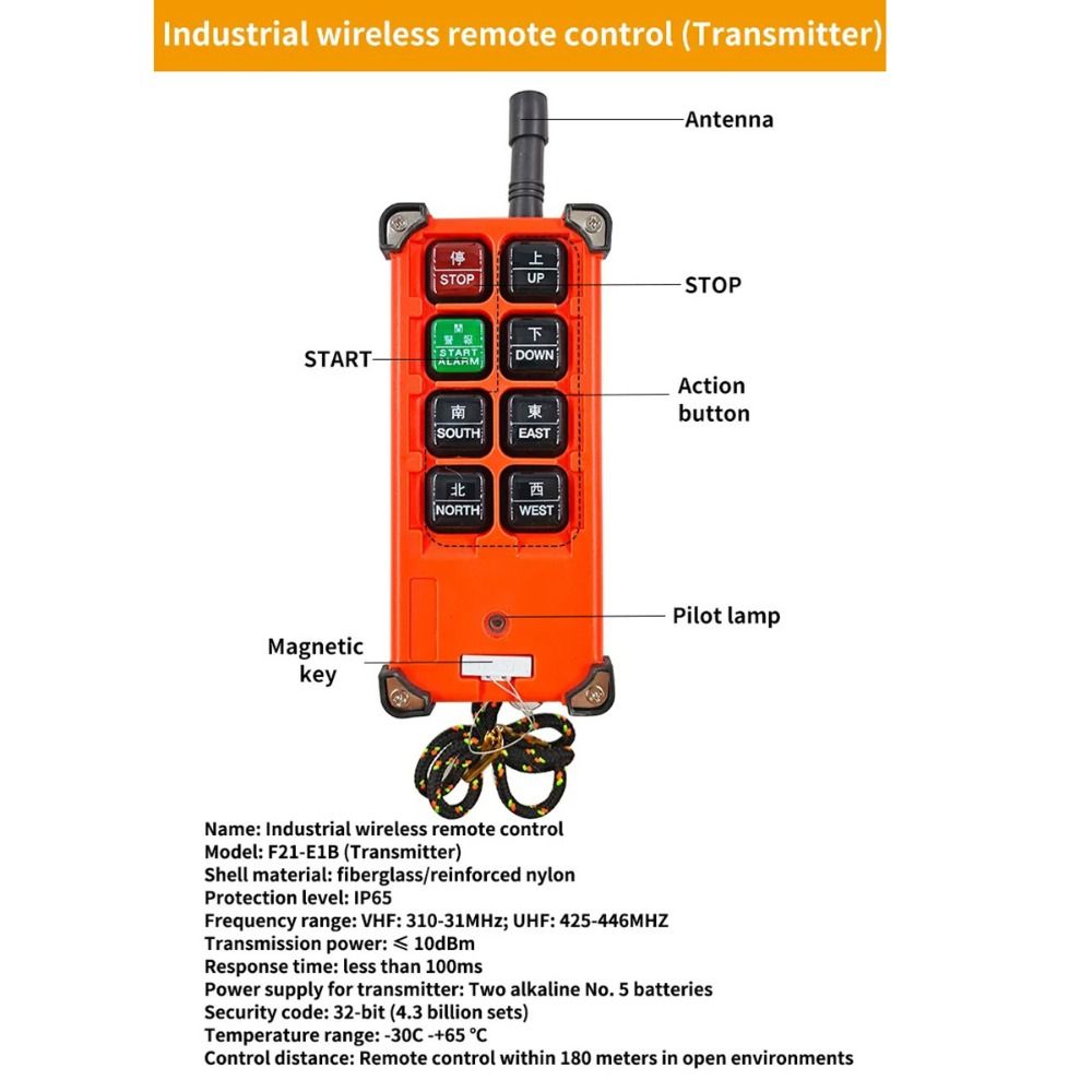 F21-E1B Wireless Crane Remote  - Heavy Equipment Crane review and price