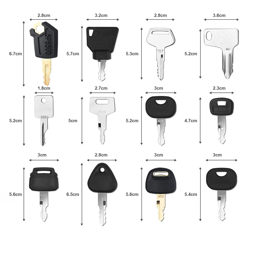 12Pcs Heavy Equipment Construc - Heavy Equipment Key Set review and price