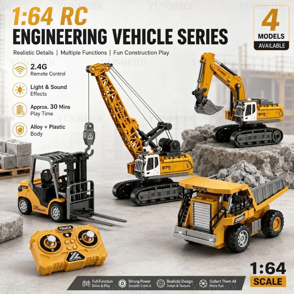 Remote Control Mini Alloy Car  - Heavy Equipment Crane review and price